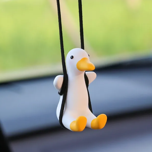 Cute Swinging Duck Car Ornament