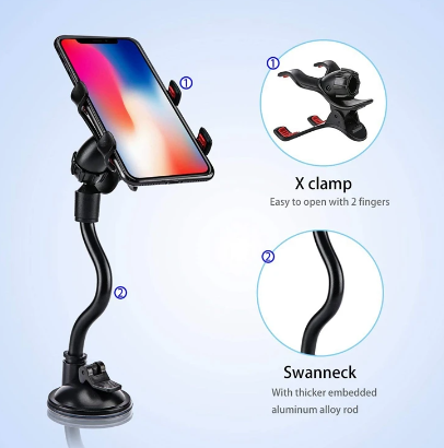 360 Rotating Car Mountable Phone Holder