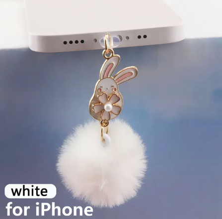 Cut Bunny Phone Dust Plug