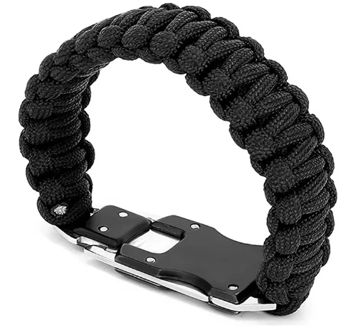 Multi-Function Hidden Knife Paracord Bracelet