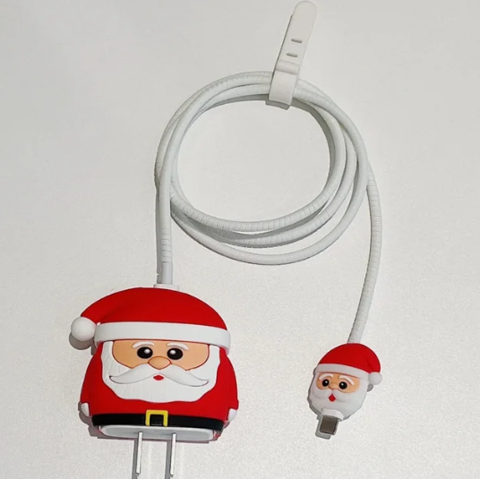 Cute 4pcs iPhone Charger Protector