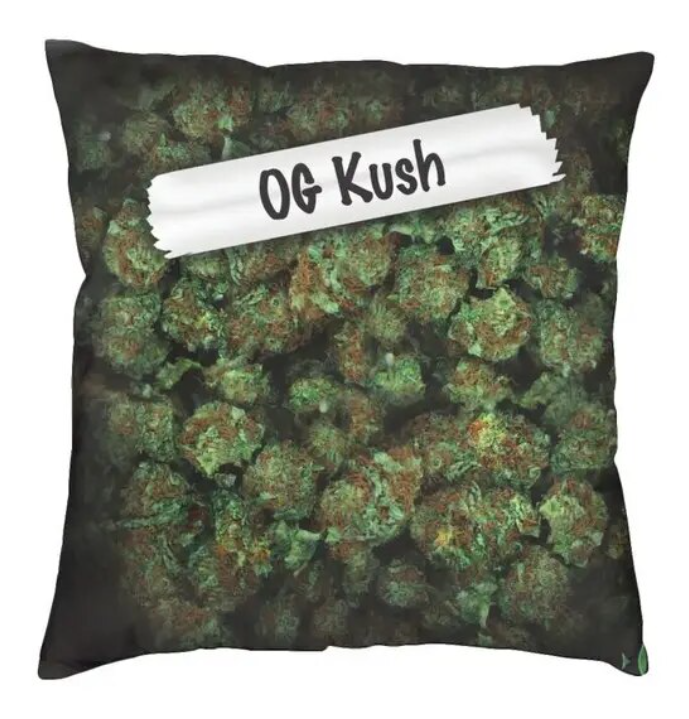 Cannabis Square Pillow Case