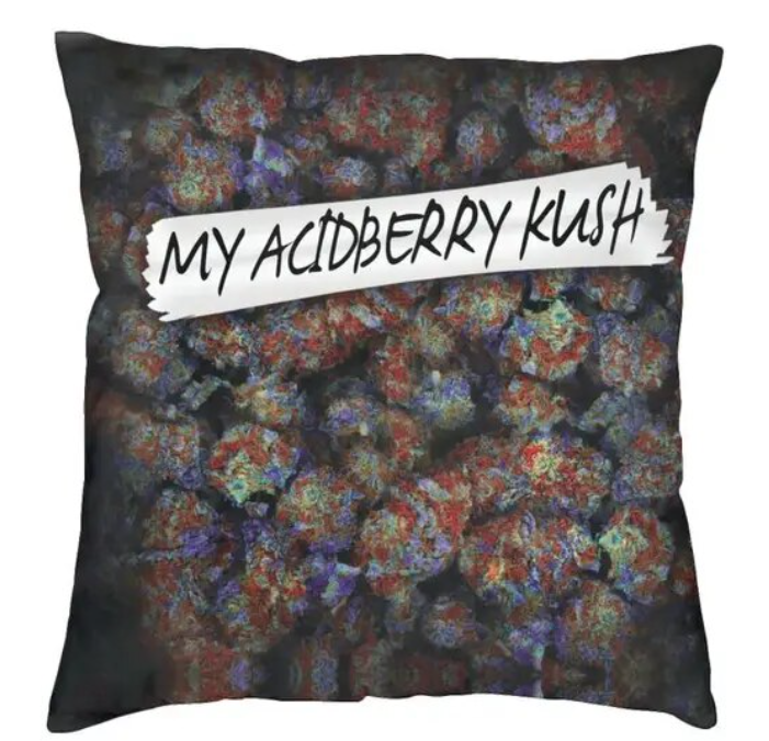 Cannabis Square Pillow Case