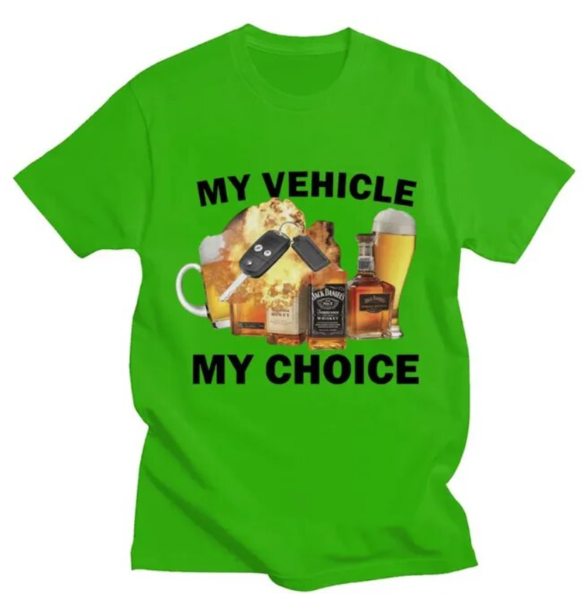 My Vehicle My Choice Funny Unisex T-Shirt