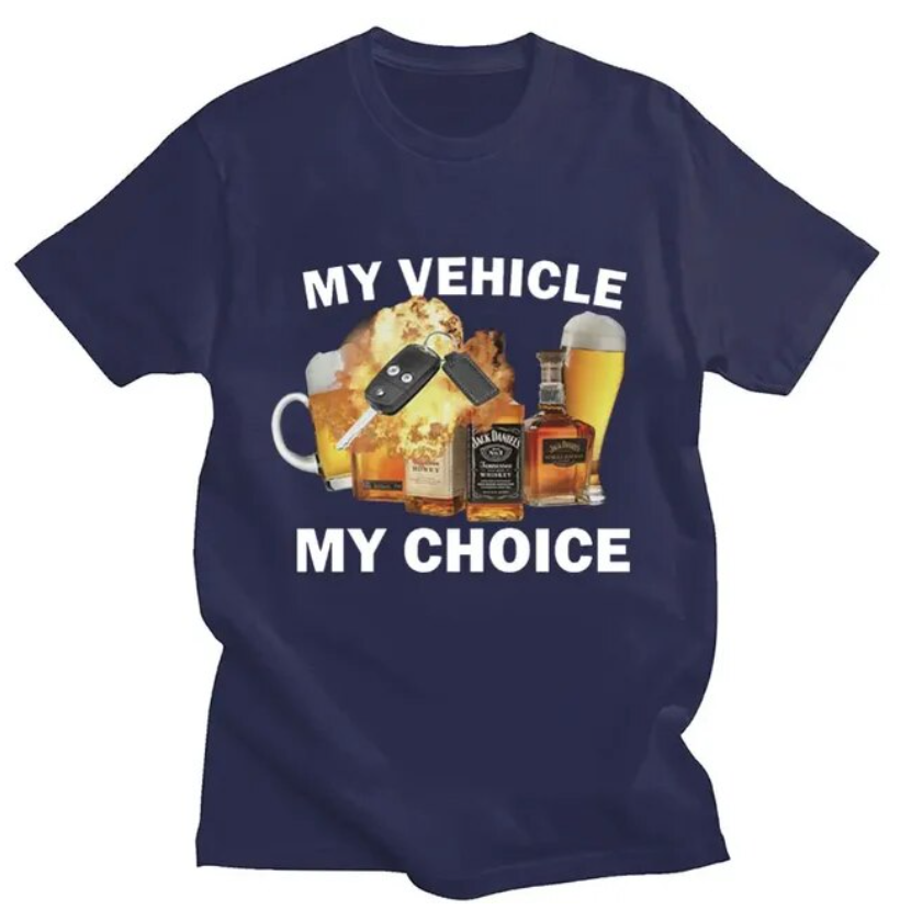 My Vehicle My Choice Funny Unisex T-Shirt