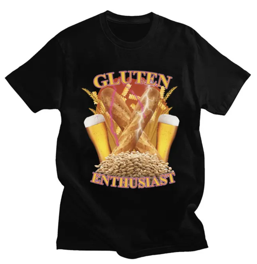 Gluten Enthusiast Funny Unisex T-Shirt