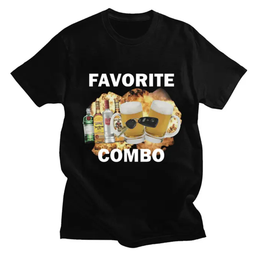 Favorite Combo Alcohol Funny Unisex T-Shirt