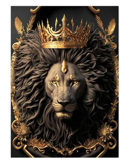 Lion Wall Art Canvas